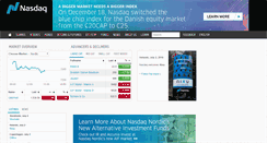 Desktop Screenshot of nasdaqomxnordic.com