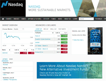 Tablet Screenshot of nasdaqomxnordic.com